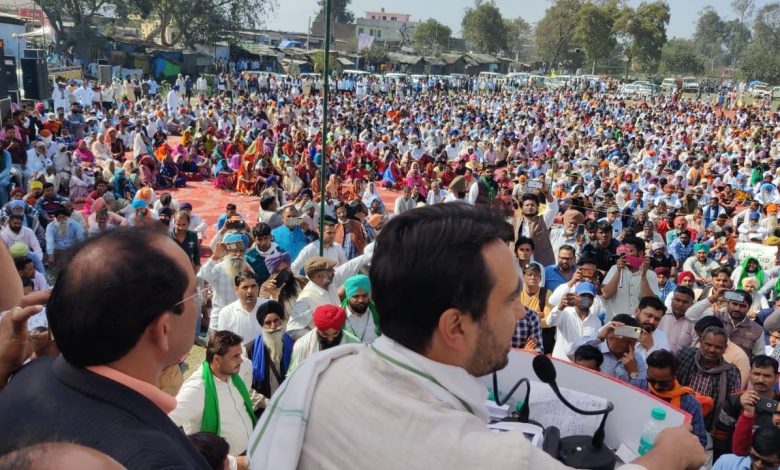 किसान आंदोलन को बदनाम करने पर तुली सरकार - जयंत चौधरी