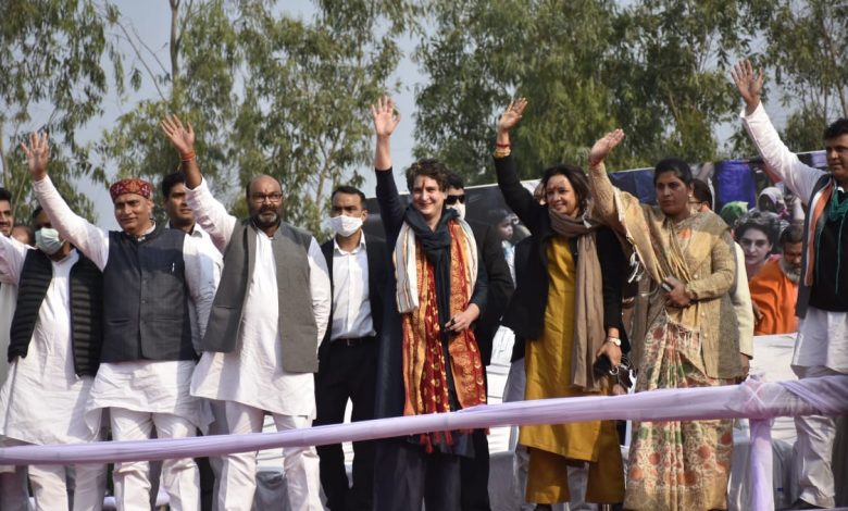 प्रियंका गांधी उत्तर प्रदेश अभियान पर