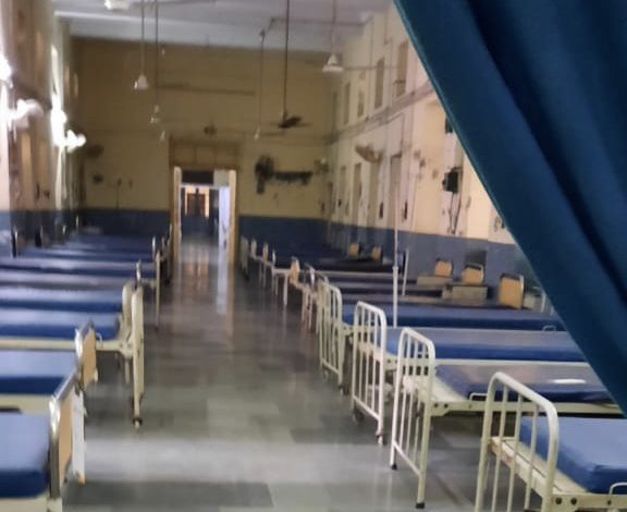 Closed hospital building of Ayurved department BHU