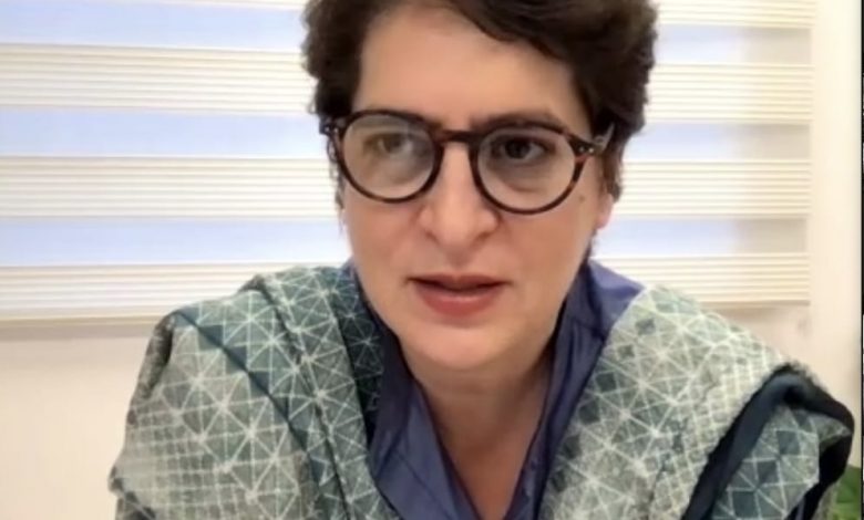 प्रधानमंत्री नरेंद्र मोदी जी को कांग्रेस महासचिव प्रियंका गांधी का पत्र