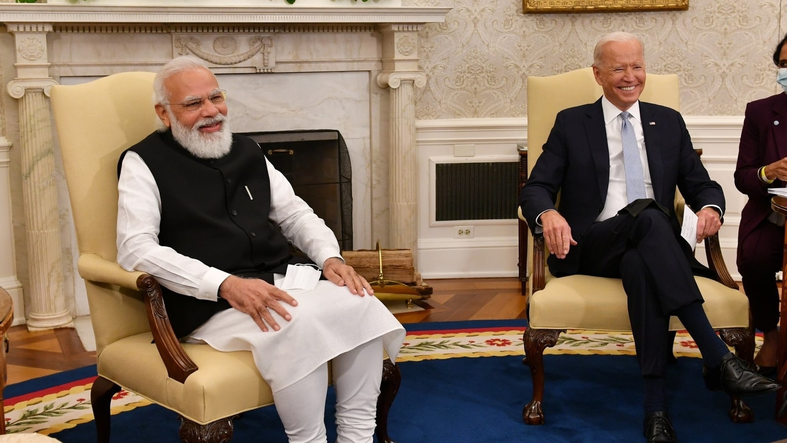 Jo Biden and Modi