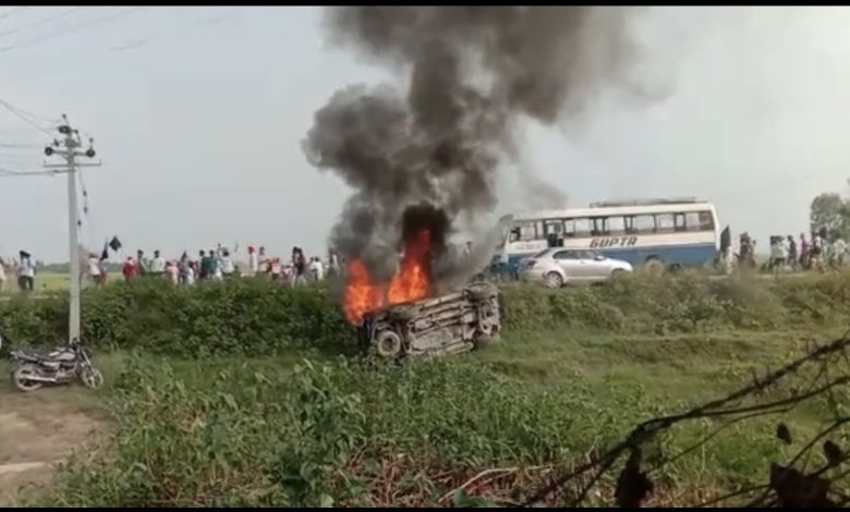 लखीमपुरखीरी में हिंसा