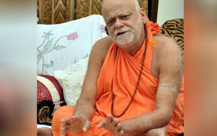 पुरी पीठाधीश्वर जगदगुरु शंकराचार्य अयोध्या के रामकथा पार्क में आज सनातनधर्मियों के महासंगम में हिस्सा लेने पहुंचे