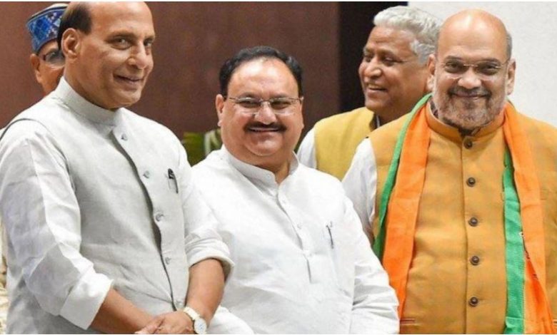 शाह-राजनाथ-नड्डा की तिकड़ी के कंधों पर है यूपी में बीजेपी को जीत दिलाने की जिम्मदारी