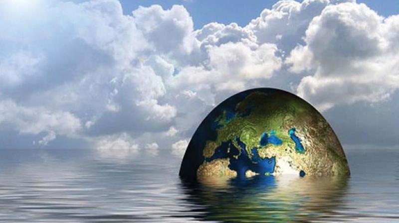जलवायु परिवर्तन या जलवायु विघटन के मूल में गांधी