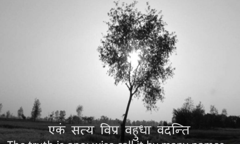 एकं सद् विप्रा बहुधा वदन्ति