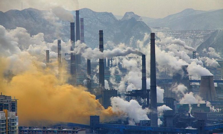 Industrial pollution damaging environment