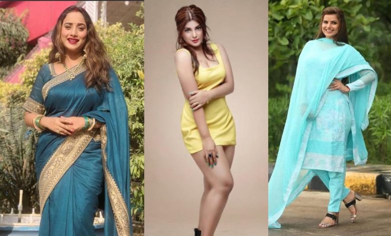 भोजपुरी सिनेमा की कुंवारी अभिनेत्रियां (डिजाइन फोटोः सोशल मीडिया)