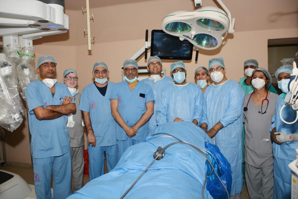 The team of doctors which performed the surgery 