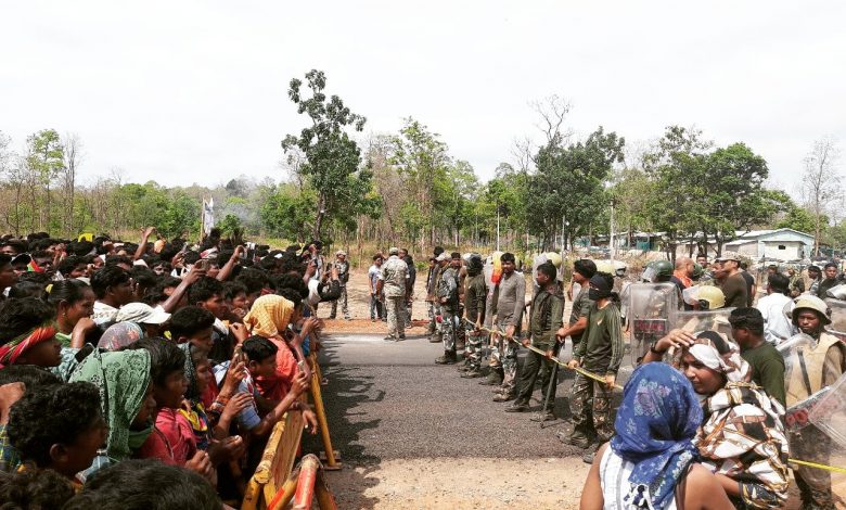 छत्तीसगढ़ आदिवासी प्रदर्शन