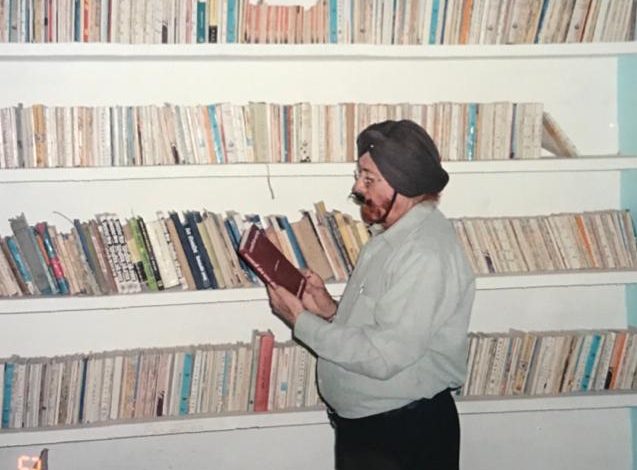 भादरिया पुस्कालय में त्रिलोक दीप