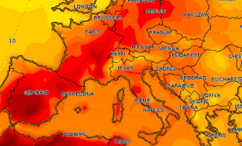 Heatwave in Europe