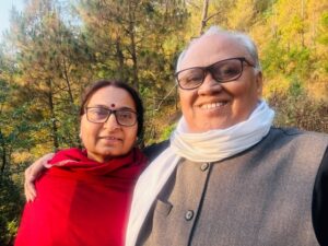 Ram Dutt Tripathi and Pushpa