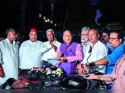 NDA alliance leaders after meeting Election commission in Delhi
