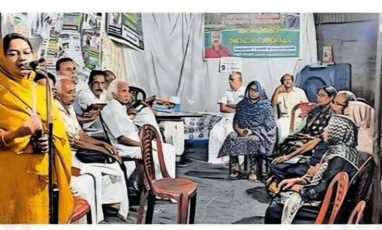 Hunger Strike by Kerala Gandhian activist Sunny Paikada