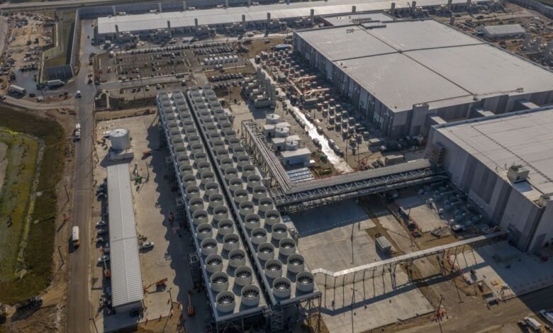 Image of Microsoft data centre