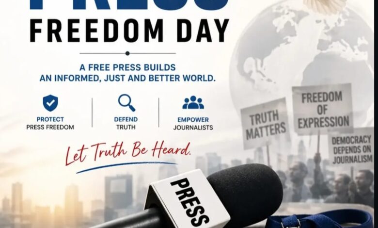 Logo of World Press Freedom day