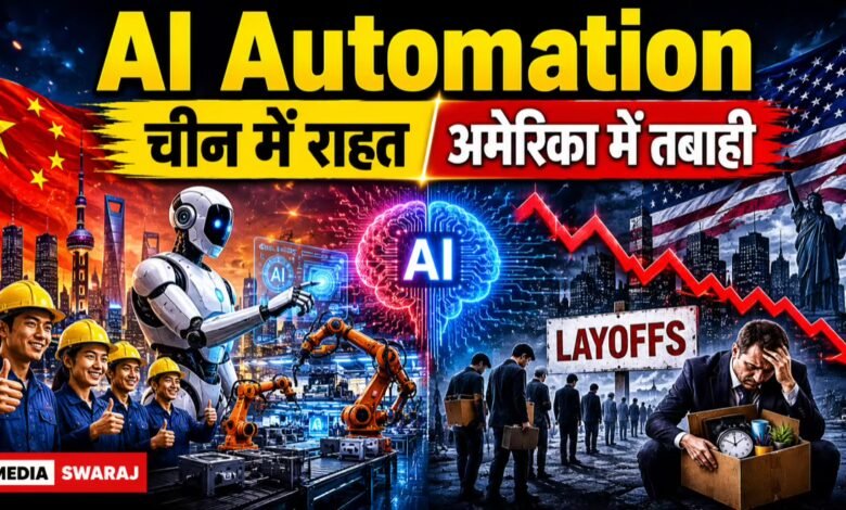 AI Automation different impact on workers in China and US